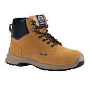 King's Wheat Lace-Up Zip Sided Ankle Boot