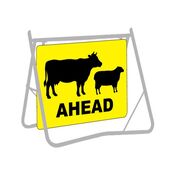 Stock Ahead - Swing Stand & Sign 