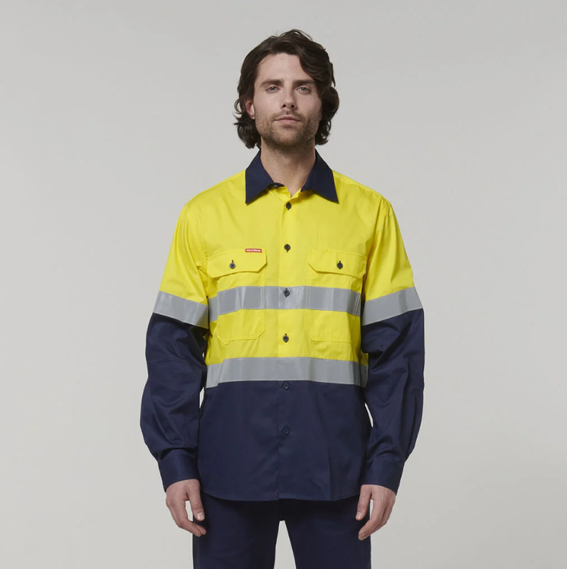 Hard Yakka  Core LS Taped Vented Shirt 
