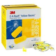 3M EARsoft Yellow Neons Uncorded Earplugs Poly Bag 3121250