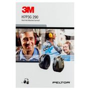 3M PELTOR Deluxe H7 Series Helmet Attached Earmuff H7P3G 290