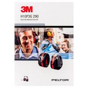 3M PELTOR Extreme Performance H10 Series Helmet Attached Earmuff H10P3G 290