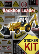 Backhoe Loader Sticker Kit 