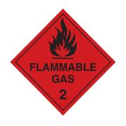 Dangerous Goods Sign - Flammable Gas 2