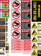 Double Tipper Sticker Kit 