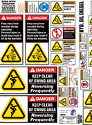 Excavator Sticker Kit 