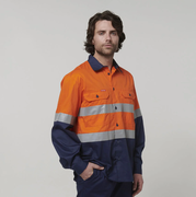 Hard Yakka  Core LS Taped Vented Shirt 