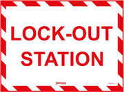 Lockout Station Sign 