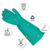 Nitrile 46and39s  Elbow Length Glove 