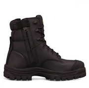Oliver 45-645Z Black Zip Sided Boot
