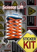 Scissor Lift Sticker Kit 
