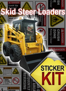 Skid Steer Loader Sticker Kit 