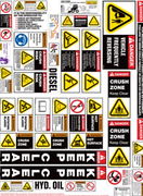 Skid Steer Loader Sticker Kit 